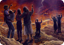 "And I saw an angel come down from heaven, having the key of the bottomless pit and a great chain in his hand." Revelation 20:1