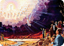 "And I saw an angel come down from heaven, having the key of the bottomless pit and a great chain in his hand." Revelation 20:1